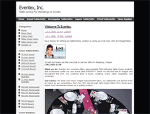 Tablet Screenshot of eventexinc.com